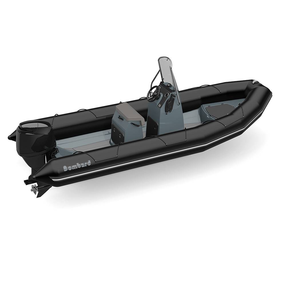 PACK BATEAU SEMI RIGIDE BOMBARD EXPLORER 550 GRIS OU NOIR + YAMAHA F50 HETL + REMORQUE PRIX 19 500€ (flotteur neo +  2 400 € TTC) à MARSEILLE