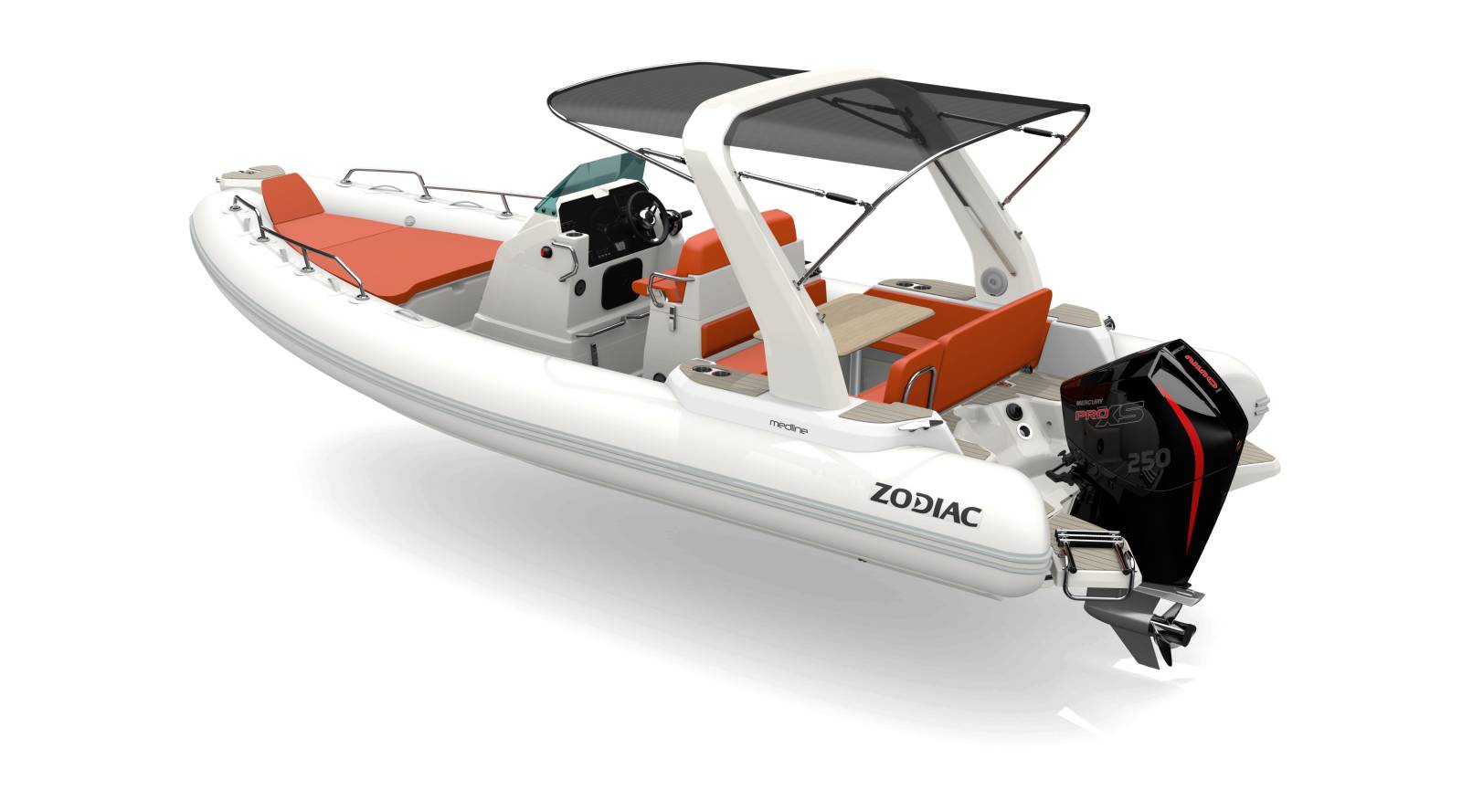 BATEAU SEMI-RIGIDE ZODIAC MEDLINE 7.5 + MOTEUR YAMAHA F300NCB A MARSEILLE