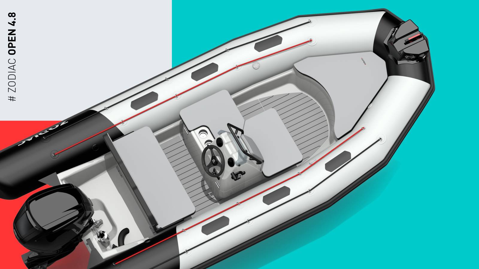 BATEAU SEMI-RIGIDE ZODIAC OPEN 4.8 A MARSEILLE