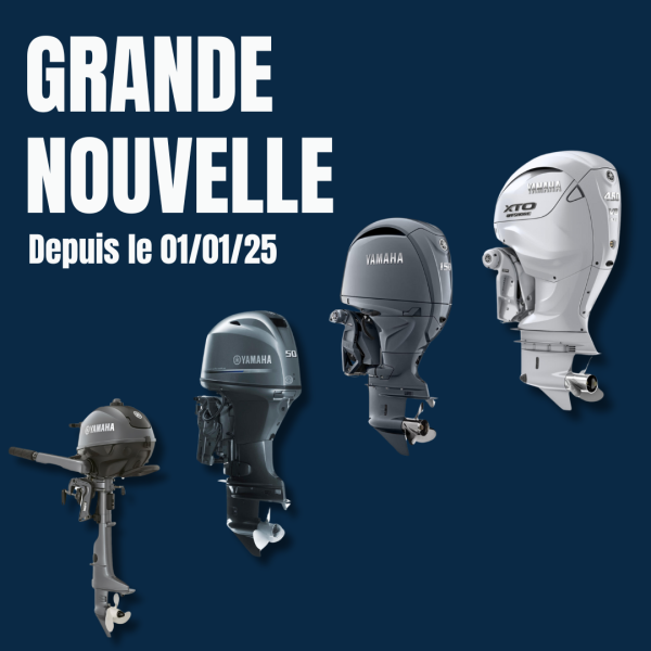 NOUVEAUTE YAMAHA 2025 : GARANTIE 5 ANS SUR VOTRE MOTEUR